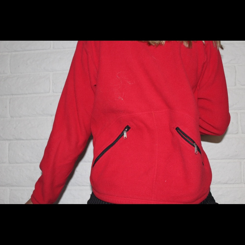 Fuzzy quarter zip jacket - Picture 3 of 4